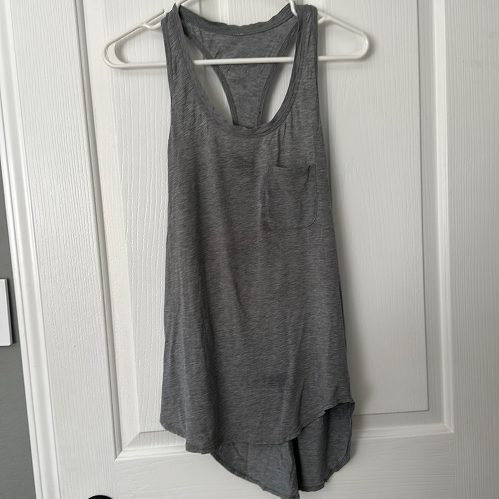 Lululemon gray racer back tank